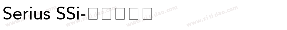 Serius SSi字体转换